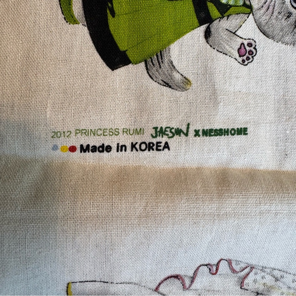 Vintage Style Rumi Cat Quilting Fabric Princess Korea Jaesun NessHome - Picture 4 of 5